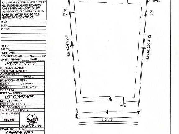 Lot Plan