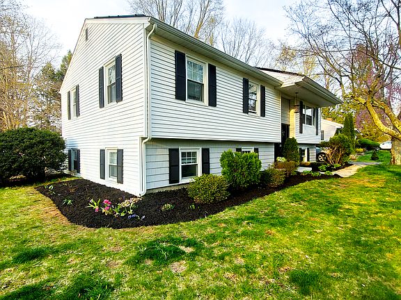 Side of the house in Spring