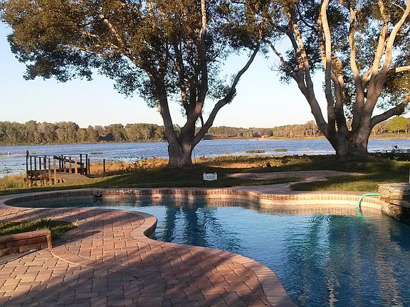 Backyard beauty in evening