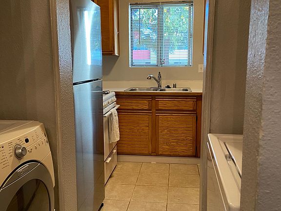 Brand new refrigerator. In-unit washer and dryer.