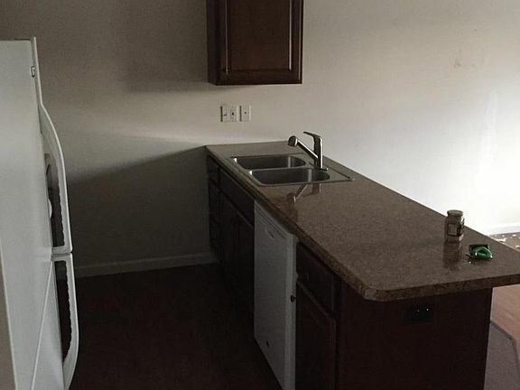 Kitchen open to living area