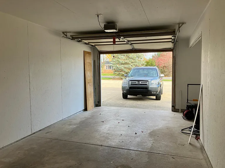 garage with expanded storage