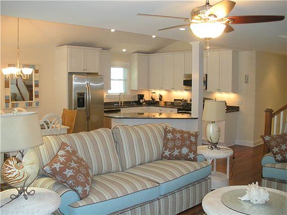 Open Floor Plan Living Room, Kitchen, Dining Room