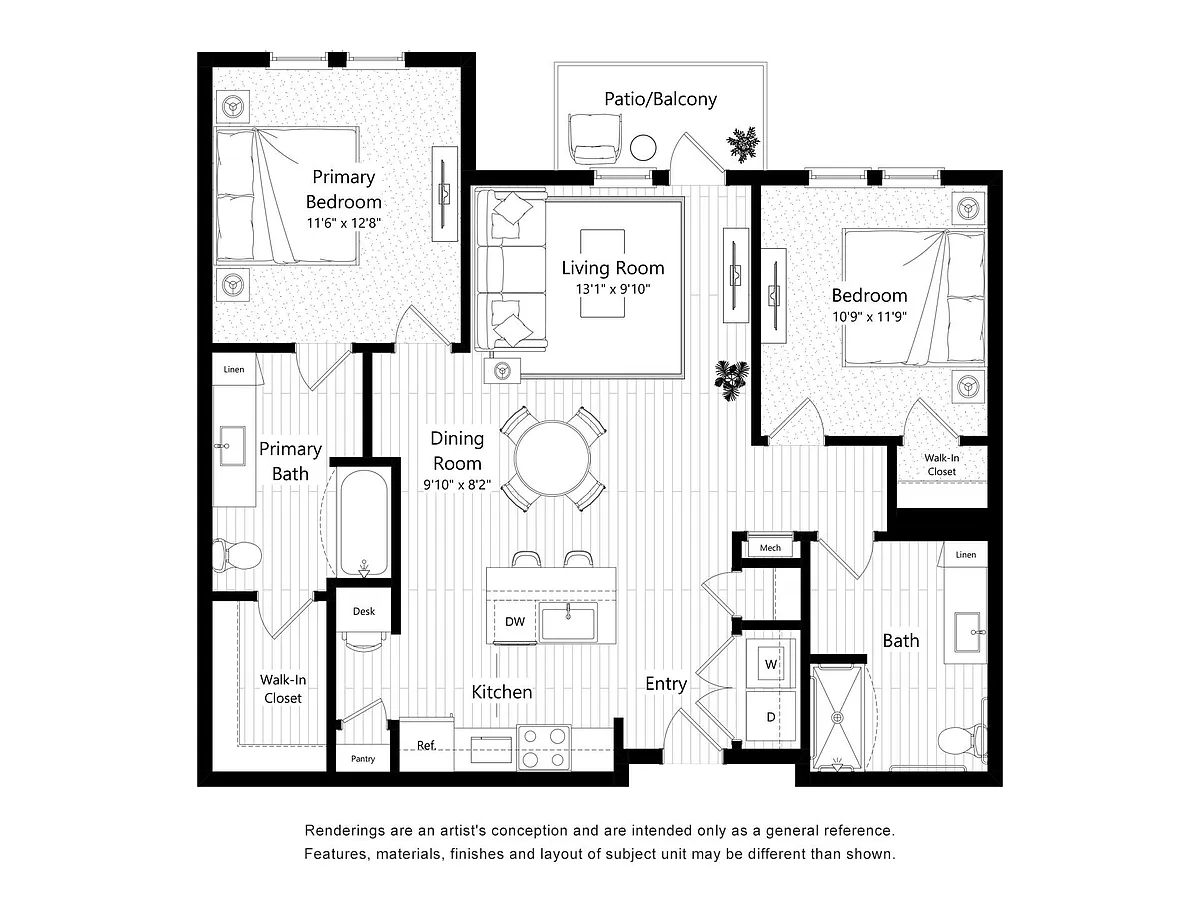 Floor plan B1-70