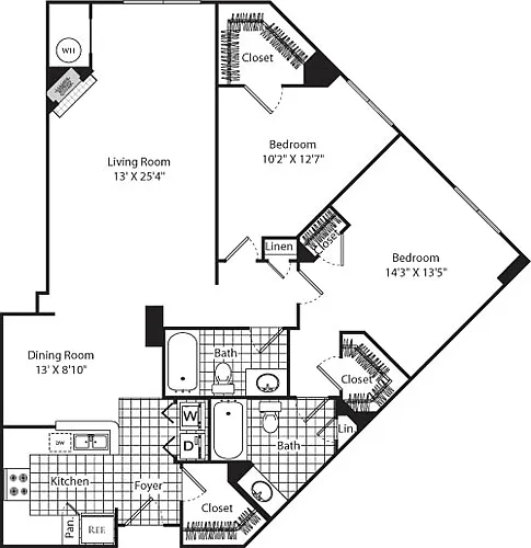 Floor plan D7