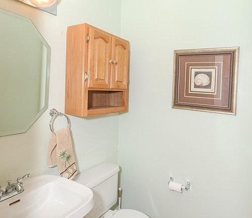 Main floor half bath
