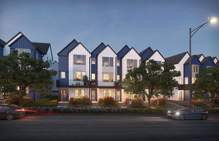 End unit townhome