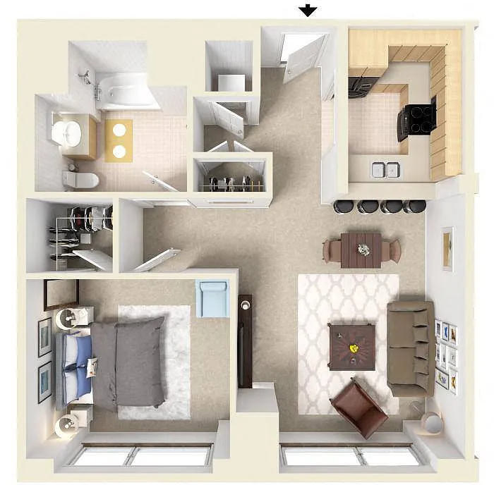 Floor plan The Currier