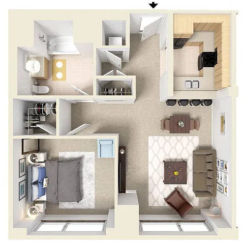 Floor plan The Currier