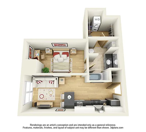 Floor plan NoLo West - A2
