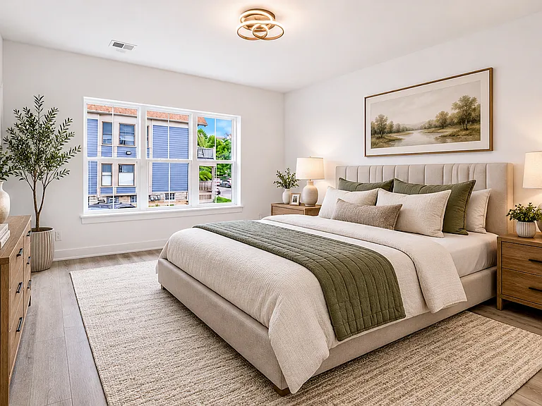 Primary Suite - Virtually Staged