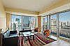 City views from your living room with floor to ceiling windows