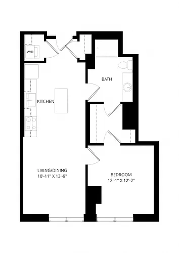 Floor plan 1X1 B5