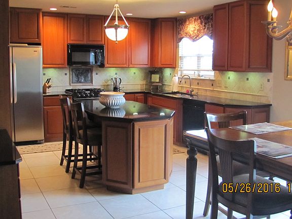 Kitchen open to family room