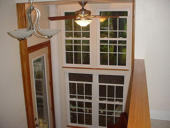 main entrance 10' windows