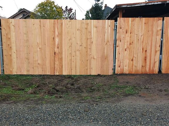fence from alley way