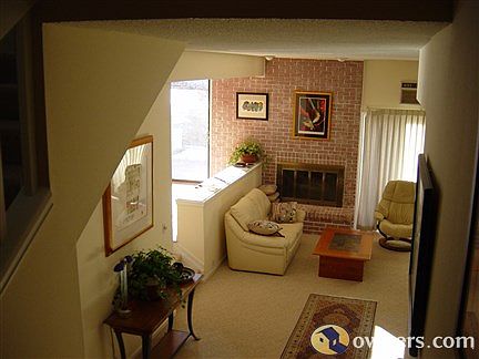 Living Room with Fireplace