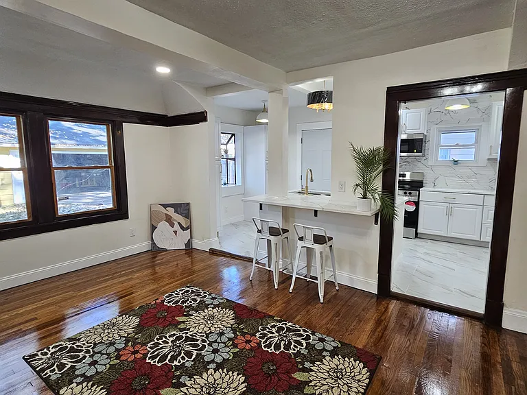 Dinning room with open layout