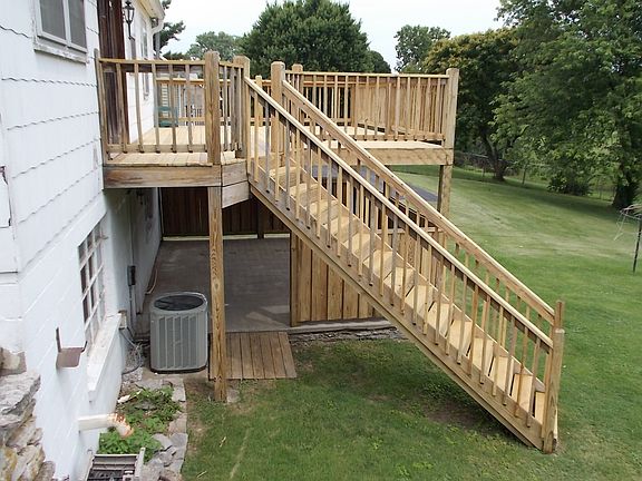 Newly refurbished Deck.