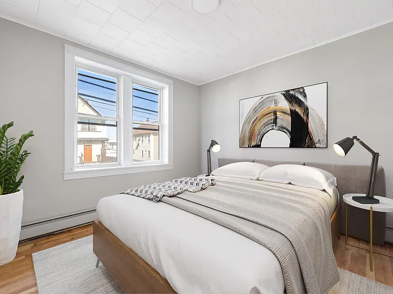Virtual staged bedroom