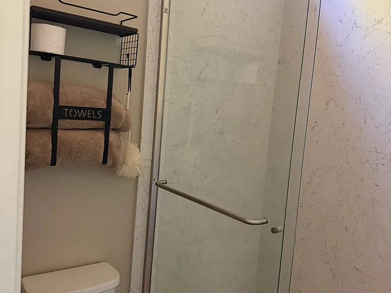 Shower and toilette
