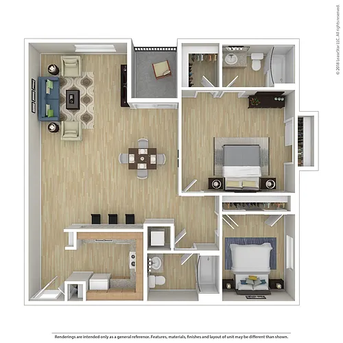 Floor plan 2 Bedroom