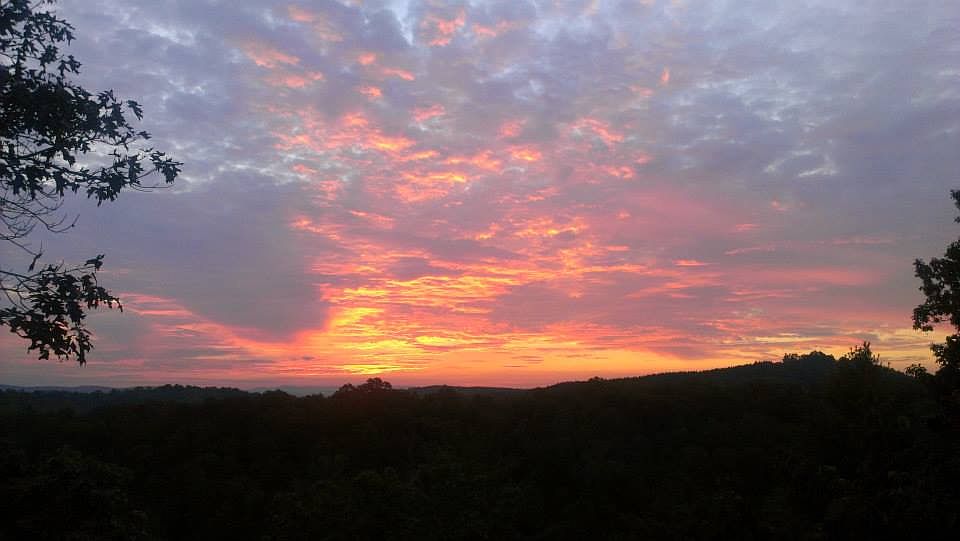 Sunrise from Upstairs Porch