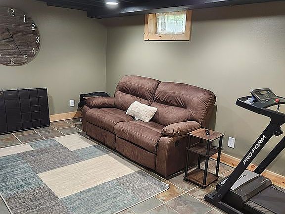 Downstairs gathering area