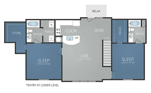 Floor plan B3