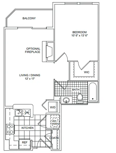 Floor plan Alban I