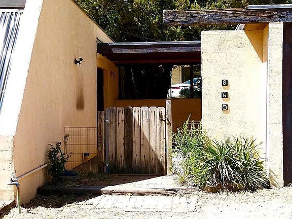 Gated front entrance