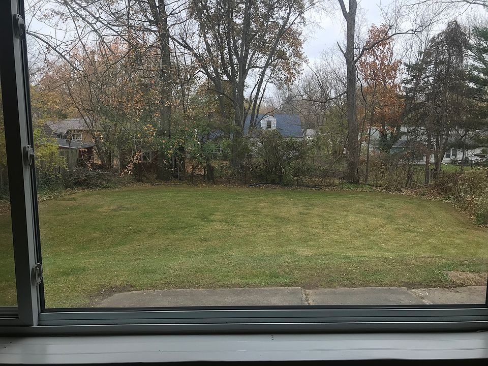 Large backyard.