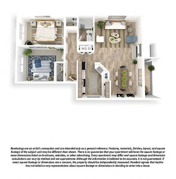 Floor plan 2x1 Large Classic