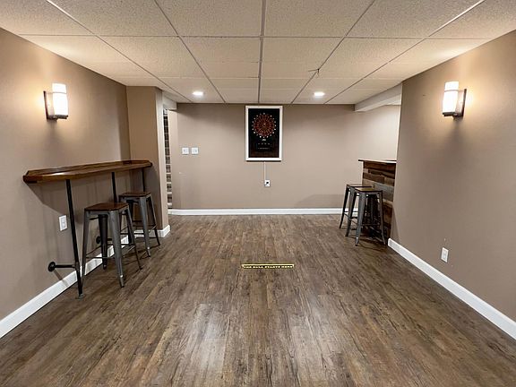 Basement rec room