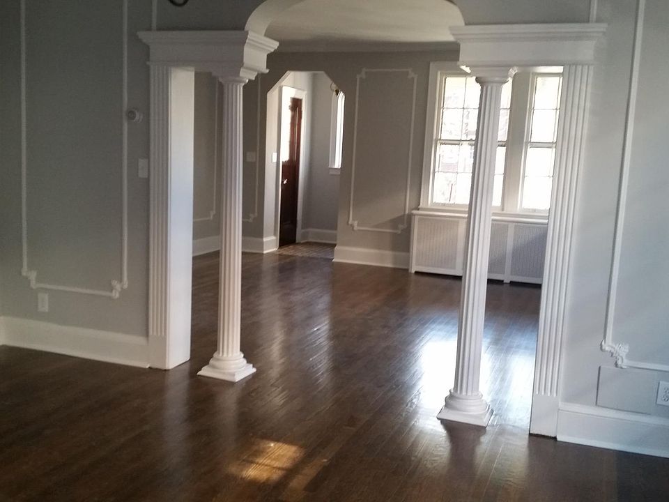 Looking from the back of the house towards the front.