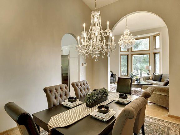 DR with Crystal Chandelier