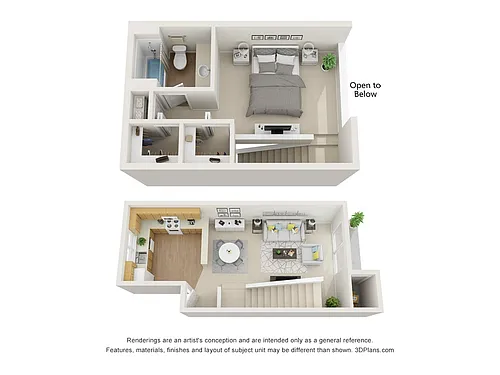 Floor plan T1 Renovated