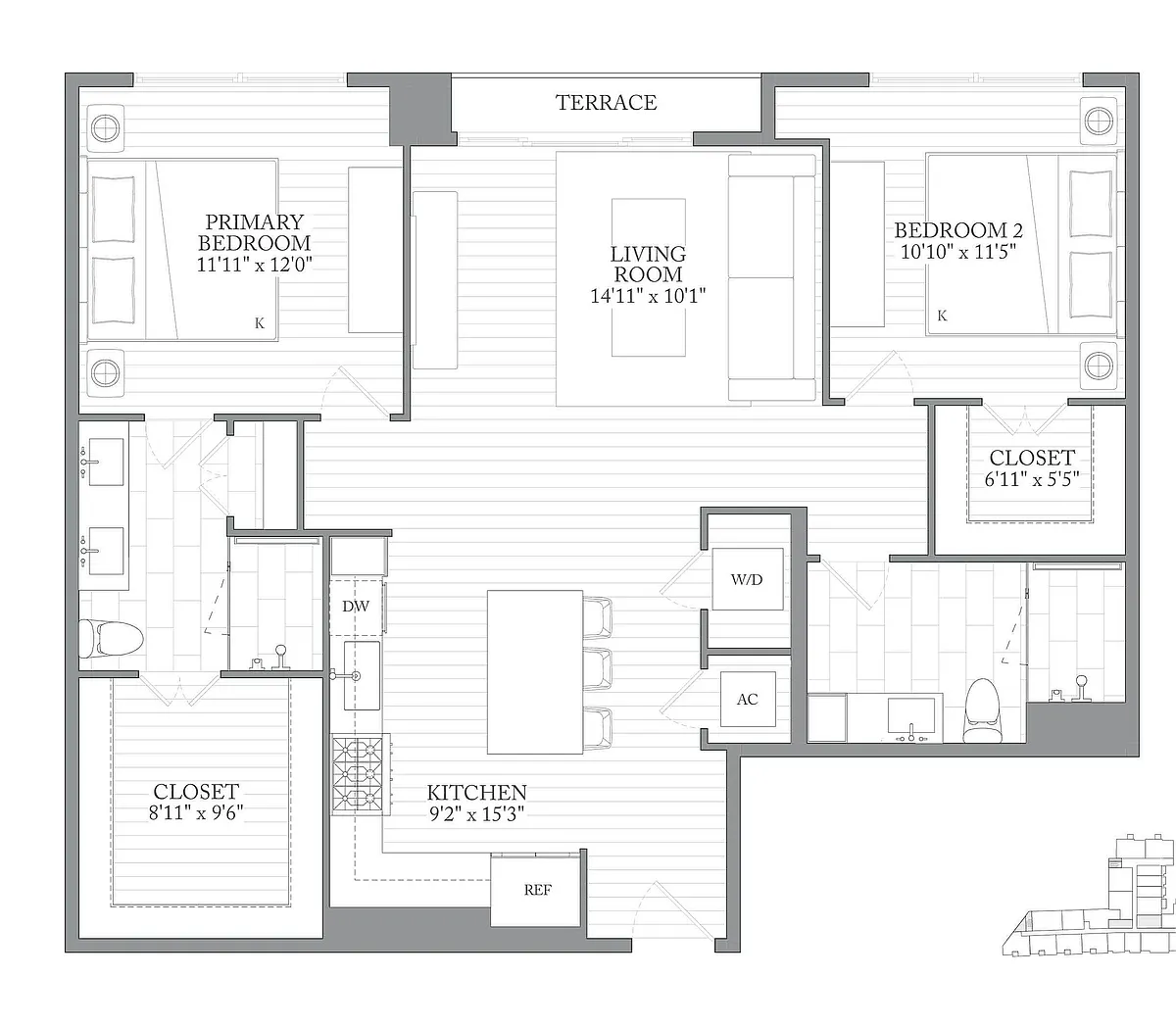 Floor plan 2A