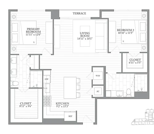 Floor plan 2A