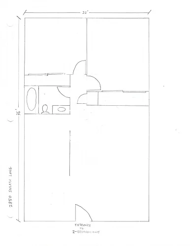 Floor plan 2-bedroom floor plan