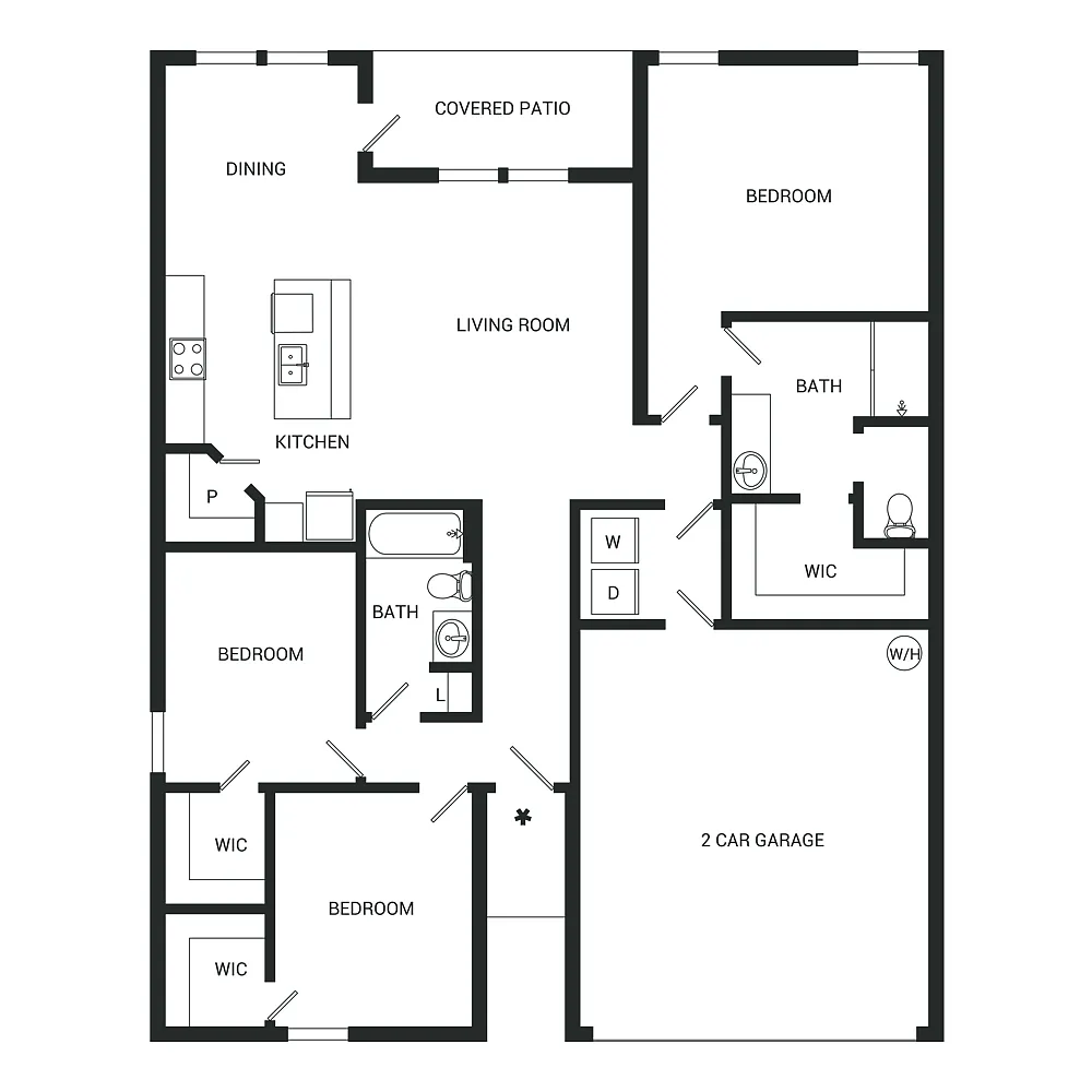 Floor plan Bellevue