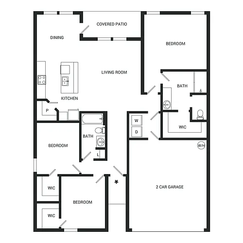 Floor plan Bellevue