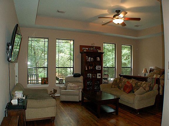 Spacious master suite with views of the pool & patio access. Master suite offers custom built inns w