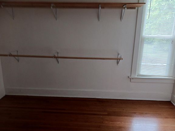 One large roon acts as the closets for the 2 bedrooms. 40 ft of hanging space