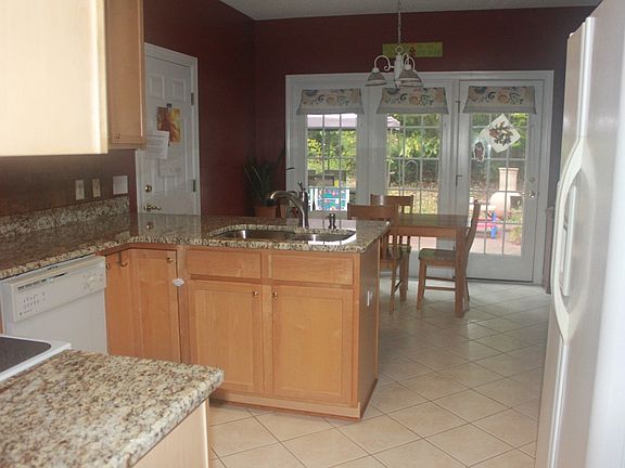 Kitchen with new granite