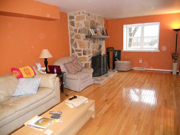 living room fireplace