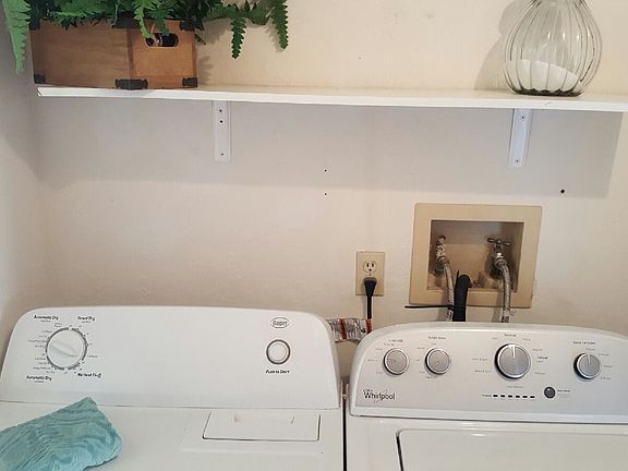 washer and dryer