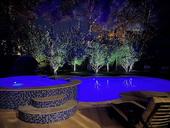 Stunning oasis lighting