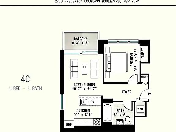 2nd image of 2750 Frederick Douglass Blvd #5C