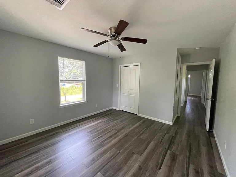 Spacious bedroom #2 upstairs with great natural light and view